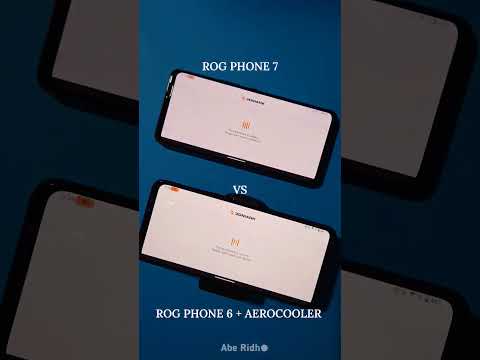 ROG Phone 6 cooler Versus ROG phone 7 without cooler | 3D Mark Wildlife Stress Test