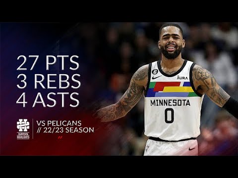 D'Angelo Russell 27 pts 3 rebs 4 asts vs Pelicans 22/23 season