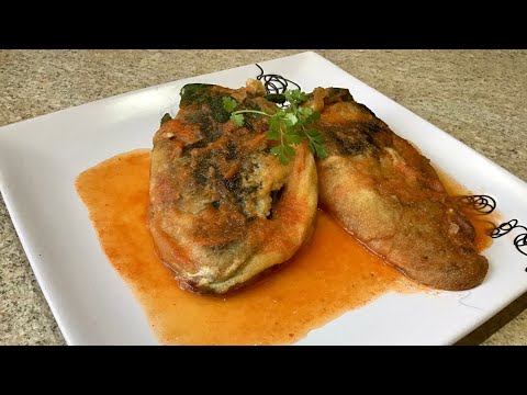 Chiles rellenos de Marlin