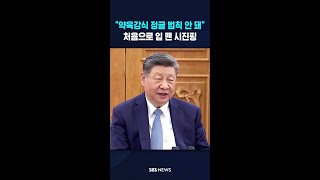 약육강식 정글 법칙 안 돼..처음으로 입 뗀 시진핑 #shorts