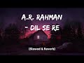A R Rahman Dil Se Re Slowed Reverb Bollywood