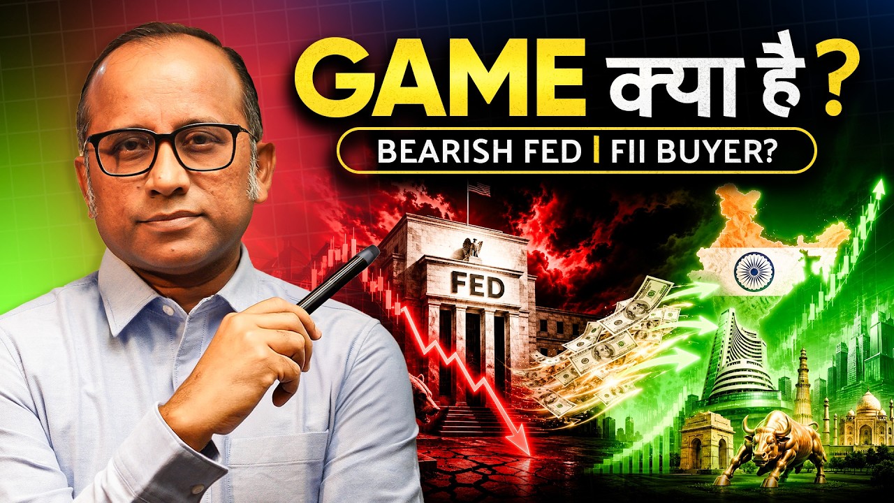 Fed Holds Rates But US Markets Crash 2%! FII Buying Decoded + Nifty Analysis | #BullTrack