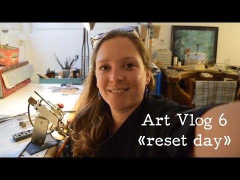 STUDIO VLOG n°6 : Reset Day, Haul Verre, Fabrication de perles de verre