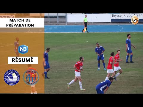 National 3 :  Résumé court format du match de préparation entre AS Cherbourg  - AG Caen (3-0)