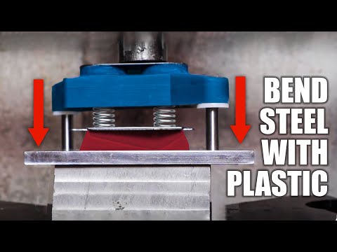 Bending Steel With Plastic Tools
