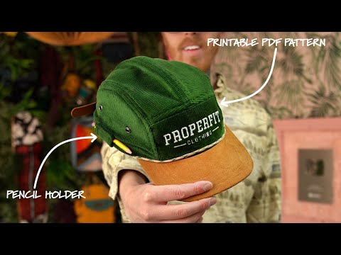 DIY 5-Panel-Campinghut, Schritt-für-Schritt-Anleitung + druckbares PDF-Muster (leicht zu befolgen...