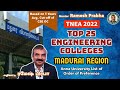 Top 25 Madurai Engineering Colleges AU Order Of Preference List TNEA2022 Mentor Ramesh Prabha