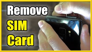 How to Remove Phone SIM CARD without Removal Tool (Easy Method)