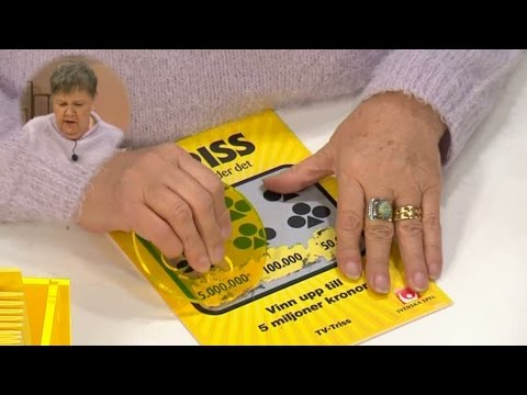 Marianne skrapar Triss - Nyhetsmorgon (TV4)