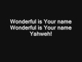 Shawn McDonald - Yahweh (Lyrics)