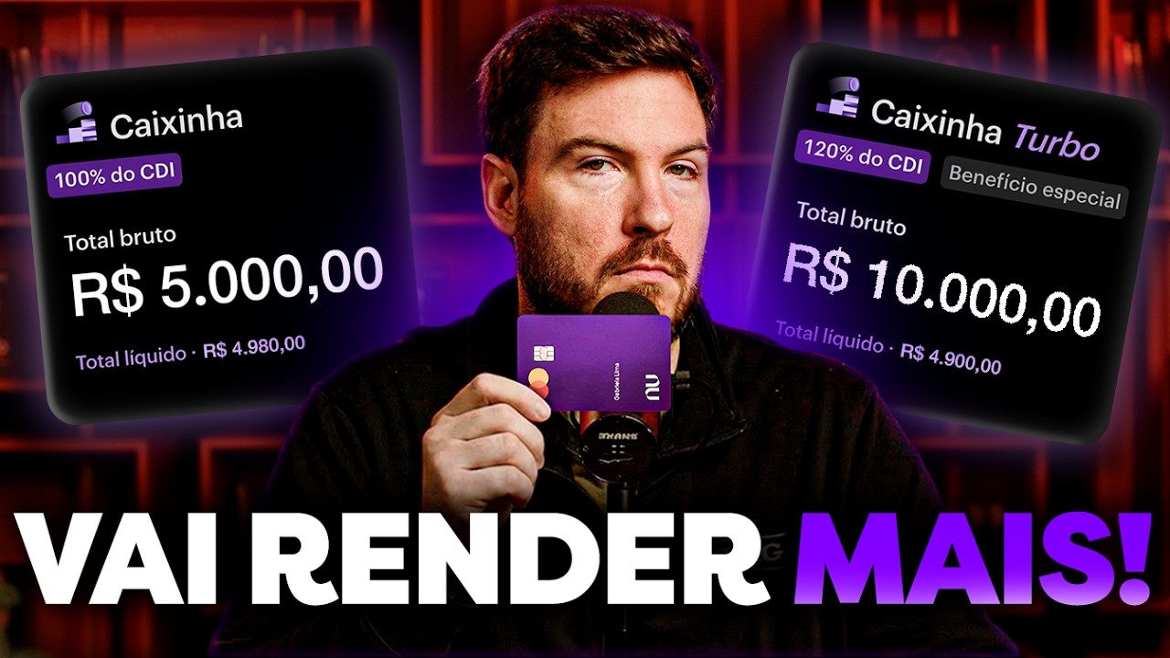 COMO FAZER A CAIXINHA DO NUBANK RENDER MAIS (5 passos!)