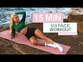 15 MIN SIXPACK WORKOUT Beginner Medium For Lower Upper Side Abs