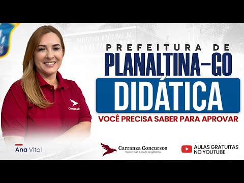Concurso Planaltina-GO Didática Teoria Completa para Concursos Públicos