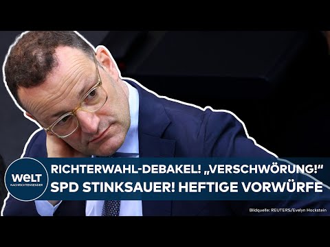 Video Thumbnail: DEUTSCHLAND: Richterwahl-Debakel! "Verschwörung!" SPD stinksauer! Heftige Vorwürfe an die Union