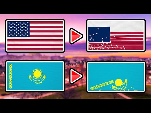Falling Flags And Jumbled Country Names