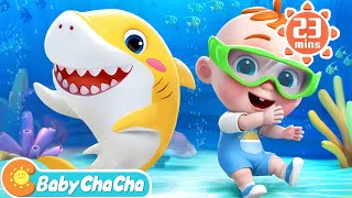 Download lagu Baby Shark (Family Version) | Baby Shark Doo Doo Doo Dance   Baby ChaCha Nursery Rhymes & Kids Songs mp3