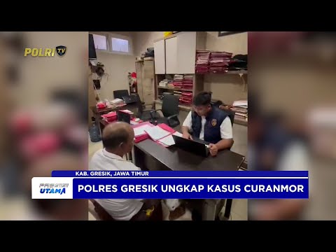 POLRES GRESIK UNGKAP PENCURIAN KENDARAAN BERMOTOR