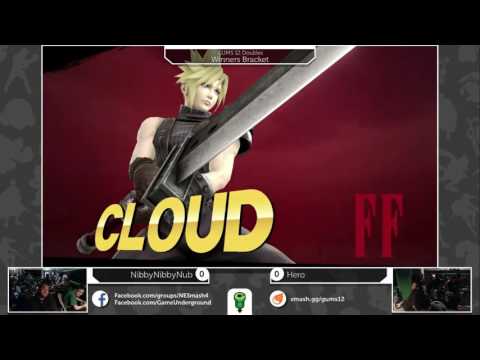 GUMS 12 Singles (Winner's Bracket) - Hero (Cloud) vs NibbyNibbyNub (Wii Fit Trainer)