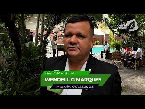Presidente da Câmara Municipal de Assis Brasil vereador Wendell Gonçalves Marques - Progressistas