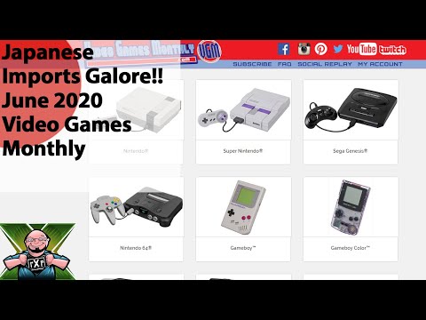 June 2020 Video Games Monthly Unboxing - Japanese Imports! Famicom! Super Famicom! Japanese N64!