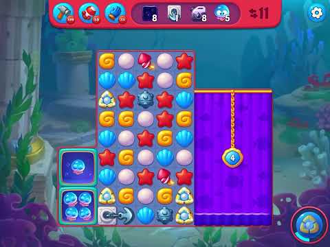 Fishdom Hard level 7665 no boosters フィッシュダム ハード [Friend's]