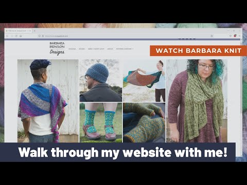 , title : 'Walk Through My Website With Me, How to Find Barbara's Patterns!'
