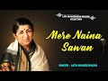 Mere Naina Sawan Bhadon With Lyrics मेरे नैना सावन भादों Lata Mang