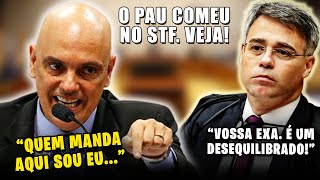 🔴O MICROFONE AINDA ESTAVA LIGADO QUANDO...😮ALEXANDRE DE MORAES x ANDRÉ MENDONÇA