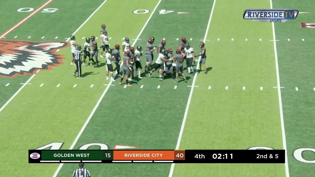 Live College Football - Golden West College vs Riverside City College