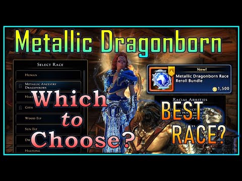 Is the Metallic Dragonborn BEST Race to Use? Comparing Races for Dps, Healing & Tanking, Neverwinter