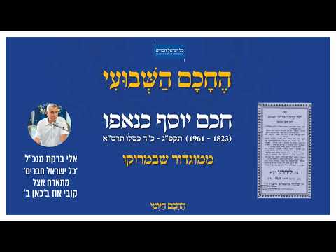 חכם יוסף כנאפו 