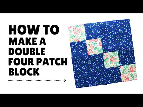 EASY! How to Make a Double Four Patch Block | Beginner-Friendly | YOU can quilt!