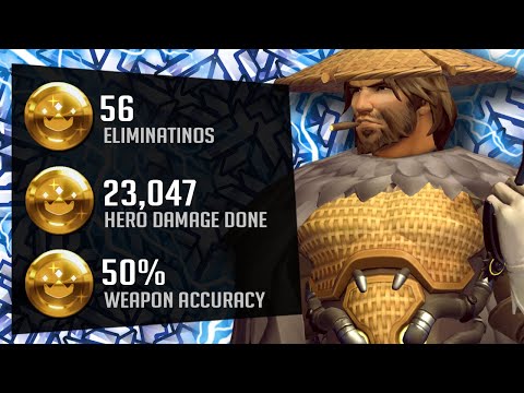 56 ELIMS - GALE HUMAN AIMBOT MCCREE! POTG! [ OVERWATCH SEASON 26 TOP 500 ]