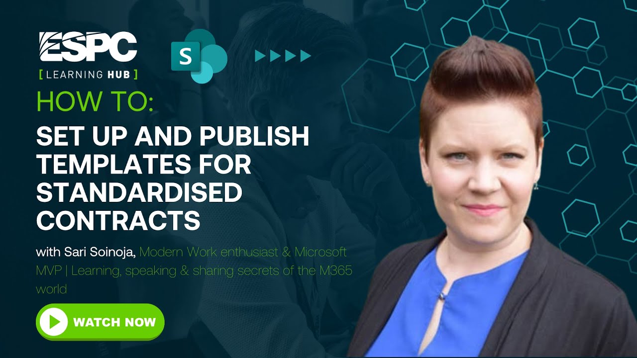 How to Set Up and Publish Templates for Standardised Contracts