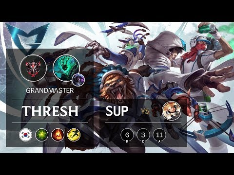 Thresh Support vs Lux - KR Grandmaster Patch 9.14