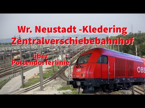 Wr. Neustadt - Kledering Zentralverschiebebahnhof // Cab Ride