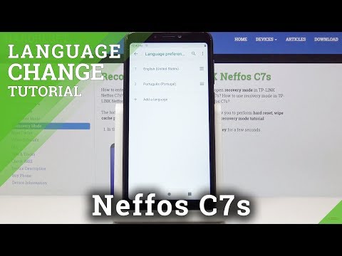 How to Change Language in TP-LINK Neffos C7s - Language List