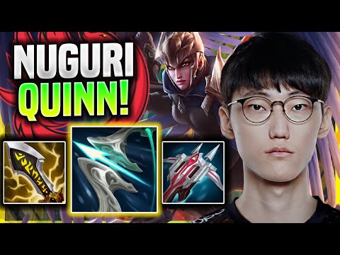 NUGURI DESTROYING WITH QUINN! - FPX Nuguri Plays Quinn Top vs Gnar! | Season 11