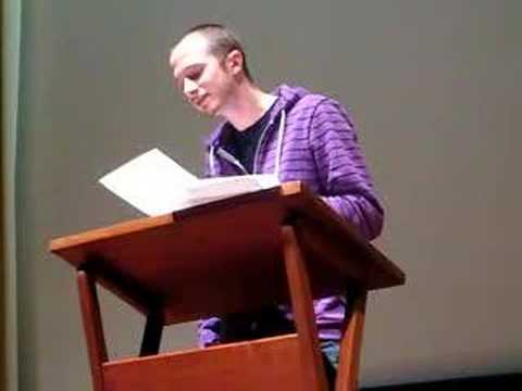 Adam Clay at The Clean Part Reading Series, Sheldon mem