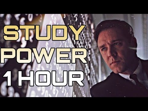 Study with A Beautiful Mind | 1 Hour Ambience