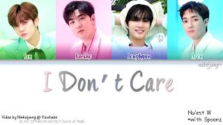 NU’EST W (뉴이스트W) – I Don’t Care (with Spoonz) (Color Coded Lyrics Eng/Rom/Han/가사)
