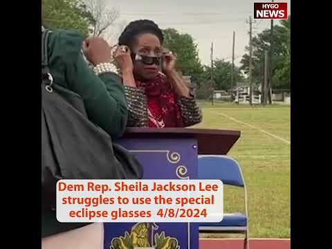 Democrat Rep. Sheila Jackson Lee talked about Moon Energy: “The Moon is Made Up Mostly of Gases”