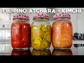 Easy Filipino Papaya Pickle and Kimchi Atchara Homemade Recipe