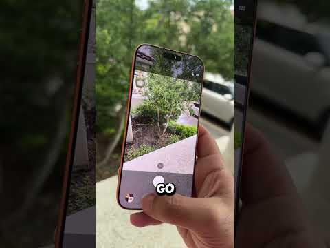 How to use the dual camera mode on iPhone 17 pro max.
