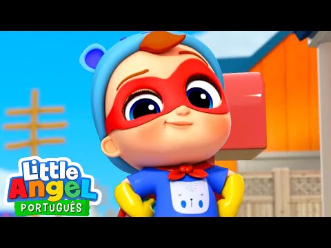 Super Joãozinho Ajuda Todo Mundo! | Little Angel Brasil | Músicas Infantis em Português