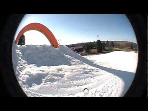 Snowboarding at Villa Olivia 2012