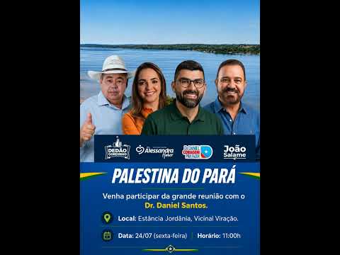 Reunião em Palestina do Pará com Pré-candidato ao governo do Pará #shorts #para