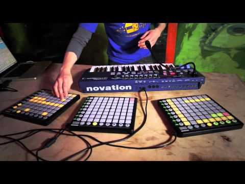 Novation // Live beats with UltraNova and Launchpad - Part 2