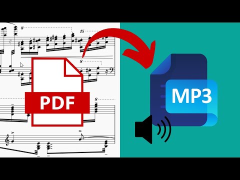 Convertissez instantanément n'importe quelle PARTITION PDF en FICHIER AUDIO (gratuitement) !