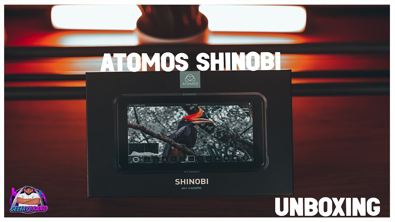 ATOMOS SHINOBI 4k CAMERA FIELD MONITOR UNBOXING